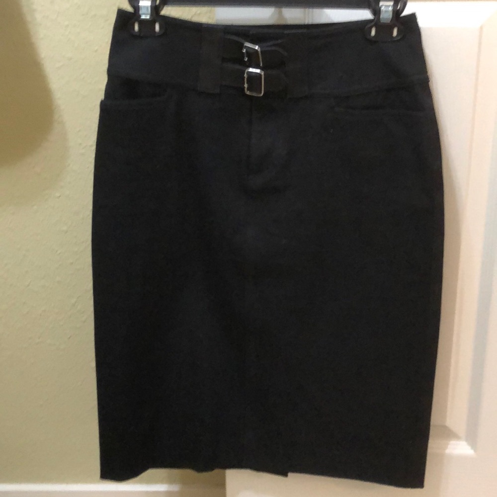 Ladies black work skirt